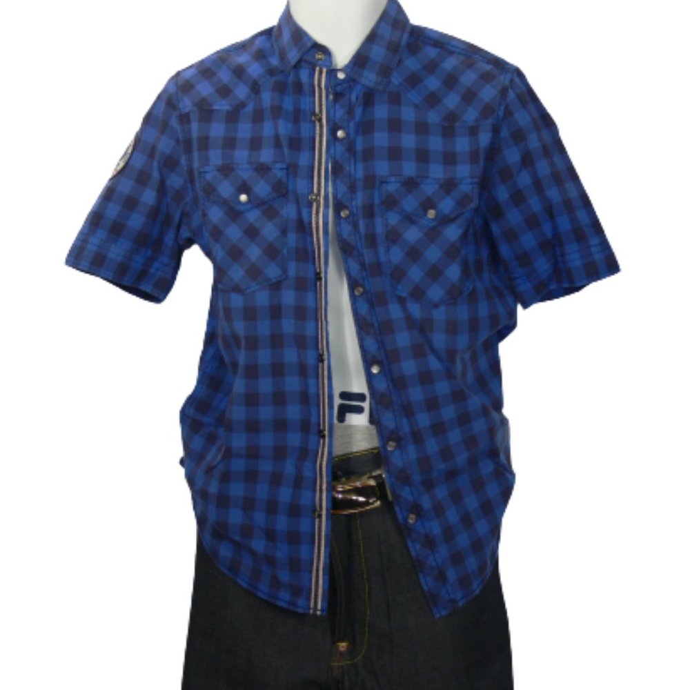 NEVADA Men's Shirt Short Sleeven's Casual Shirts